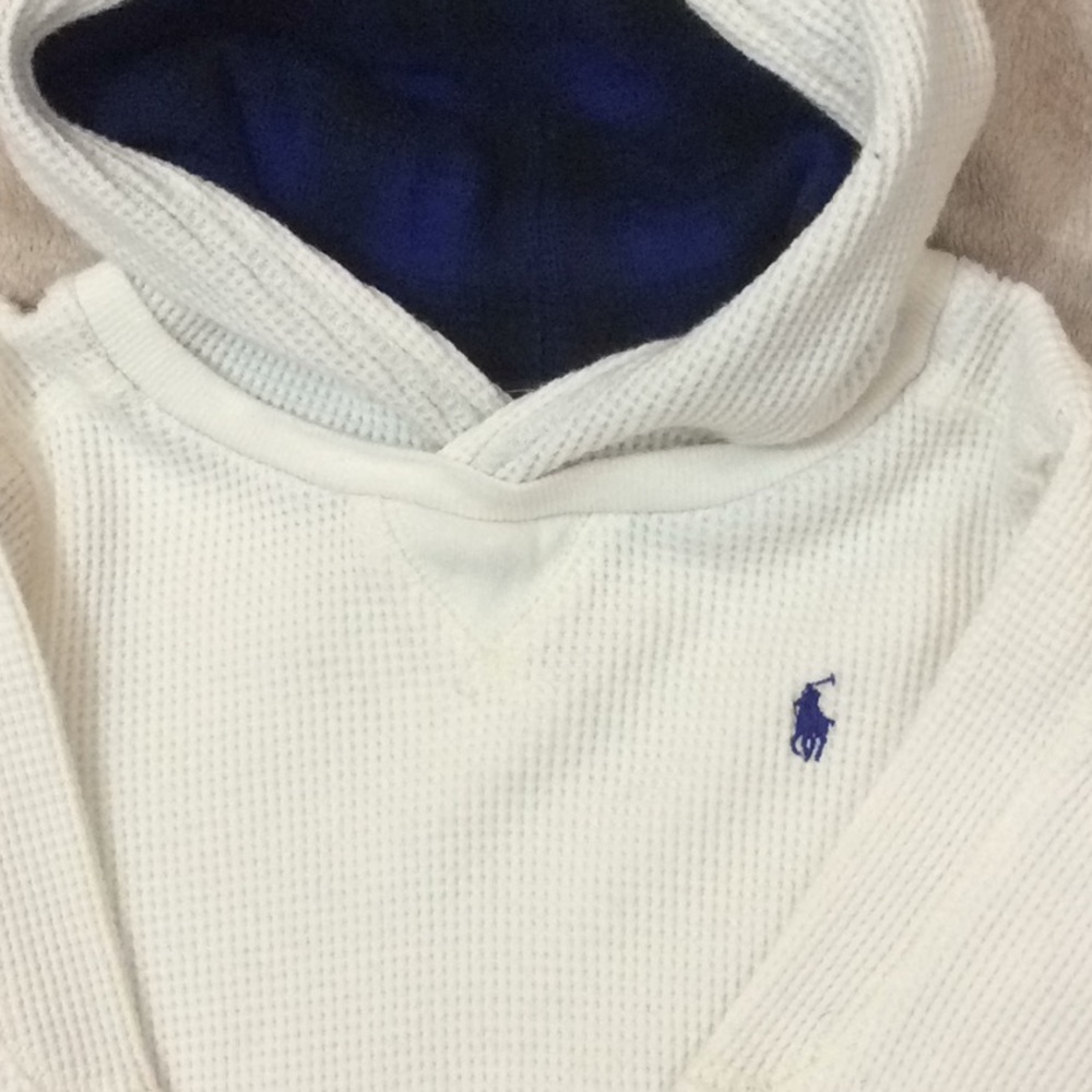 POLO BY RALPH LAUREN HOODIE THERMAL SIZE 24 MONTHS - Picture 4 of 8